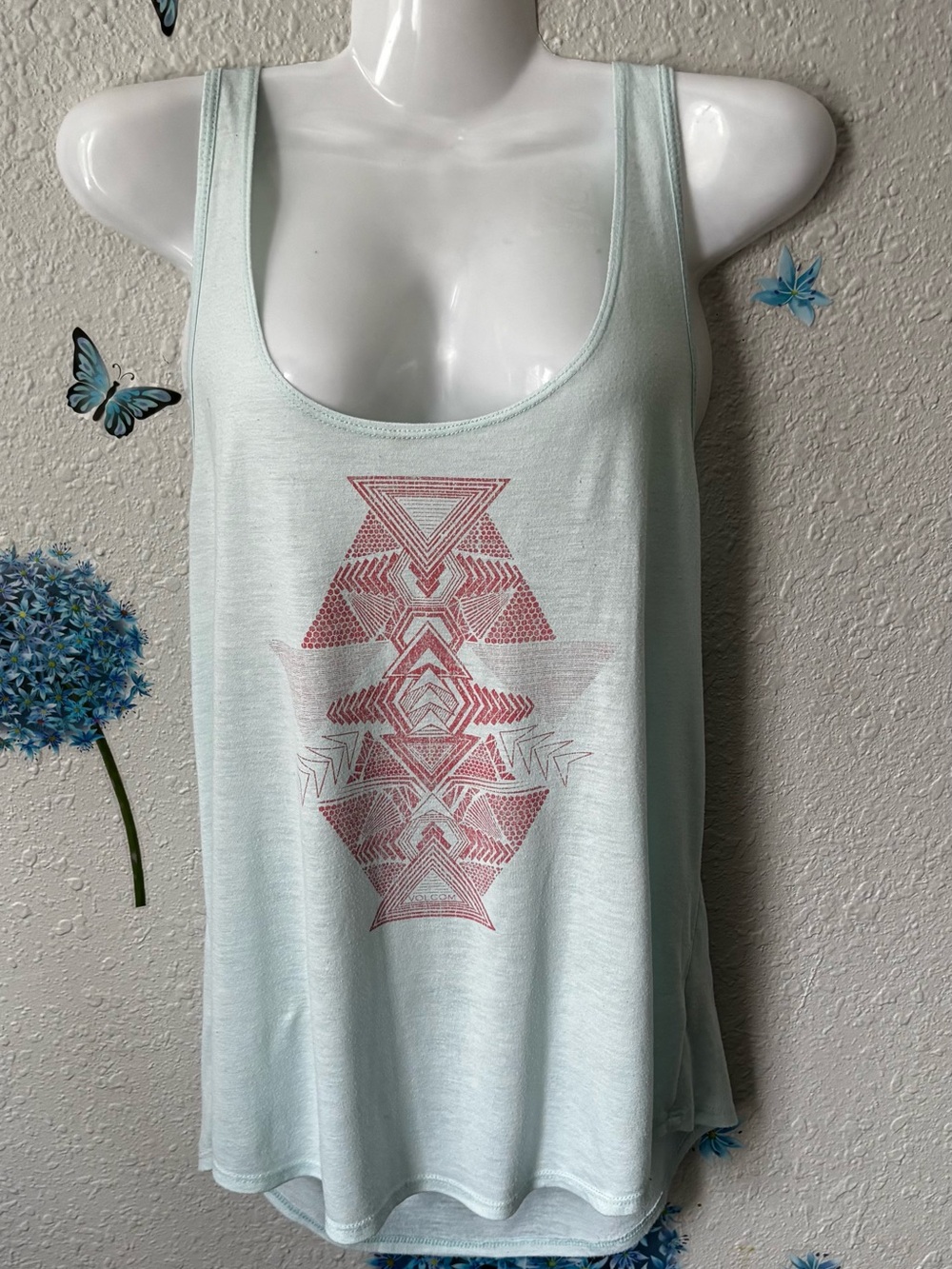 Volcom Aztec Graphic Tank Top - Womens Sleeveless Scoop Neck - Picture 2 of 13